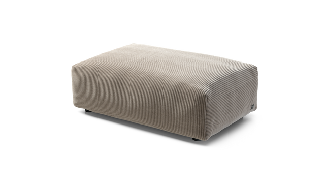 vetsak | Sofa Seat Small - Cord Velour - Platinum