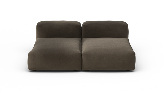 vetsak | Sofa Set 01 Medium - Breeze - Brown | Modular Sofa | 2.5 Seater