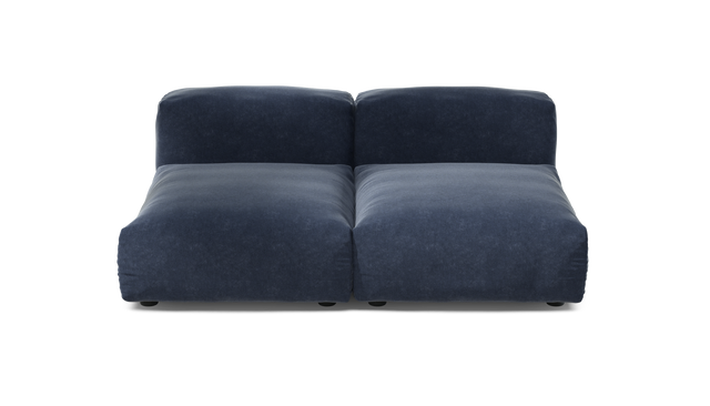 vetsak | Sofa Set 01 Medium - Suave - Navy | Modular Sofa | 2.5 Seater