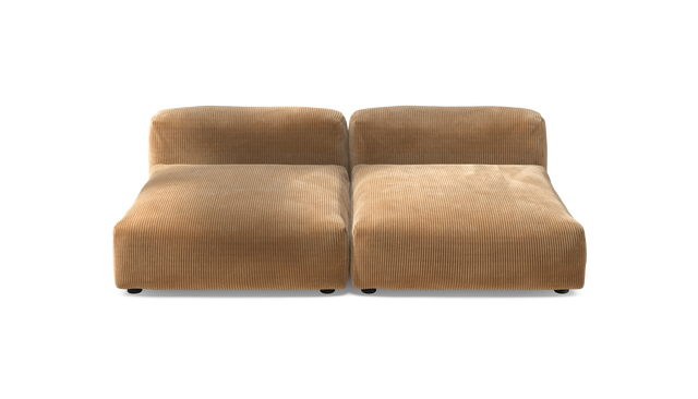 vetsak | Sofa Set 01 XLarge - Cord Velour - Camel | Modular Sofa | 3.5 Seater
