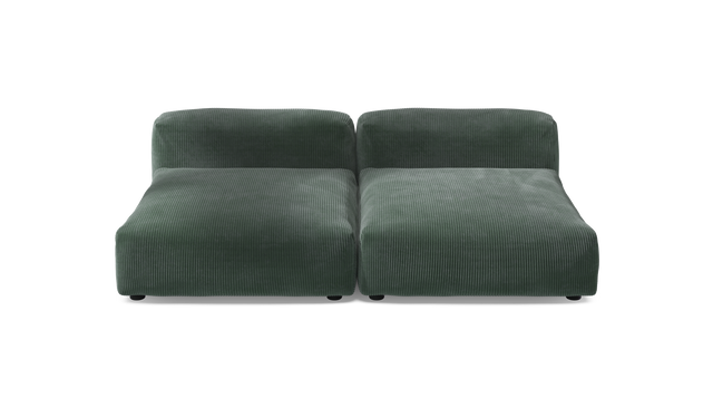 vetsak | Sofa Set 01 XLarge - Cord Velour - Hunter | Modular Sofa | 3.5 Seater
