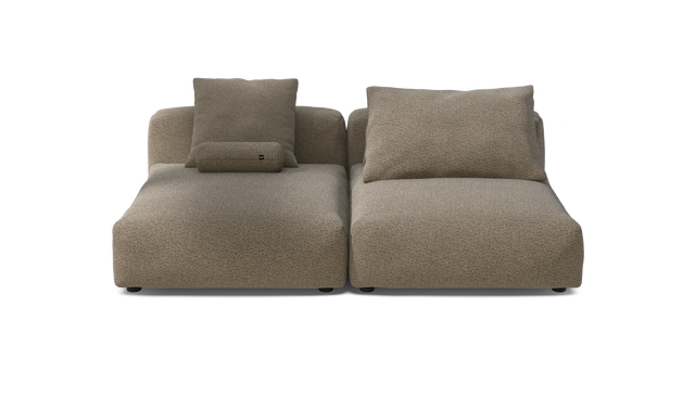 vetsak | Sofa Set 01 XLarge - Loop Loop - Taupe | Modular Sofa | 3.5 Seater