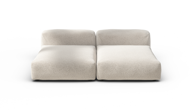 vetsak | Sofa Set 01 XLarge - Nub - Creme | Modular Sofa | 3.5 Seater
