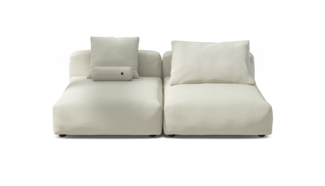 vetsak | Sofa Set 01 XLarge - Pique - Creme | Modular Sofa | 3.5 Seater