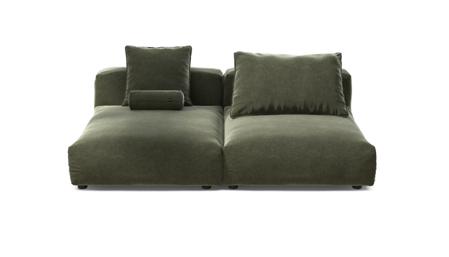 vetsak | Sofa Set 01 XLarge - Suave - Pine | Modular Sofa | 3.5 Seater