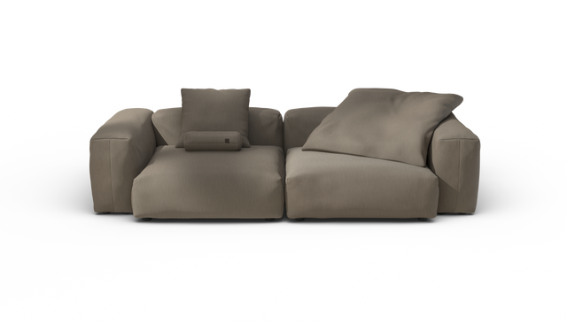 vetsak | Sofa Set 02 Large - Terrain - Driftwood | Modular Sofa | 3.5 Seater | Big Sofa