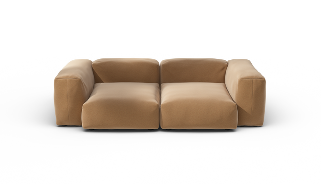 vetsak | Sofa Set 02 Medium - Pique - Wheat | Modular Sofa | 2.5 Seater | Big Sofa