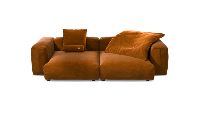 vetsak | Sofa Set 02 XLarge - Suave - Honey | Modular Sofa | 3.5 Seater | Big Sofa