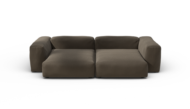 vetsak | Sofa Set 02 XLarge - Breeze - Brown | Modular Sofa | 3.5 Seater | Big Sofa