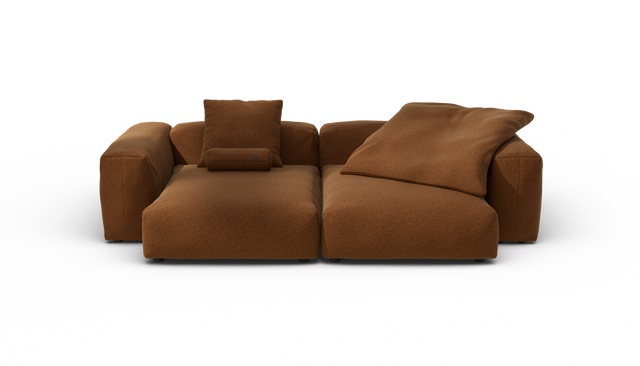 vetsak | Sofa Set 02 XLarge - Pebble - Sundried | Modular Sofa | 3.5 Seater | Big Sofa