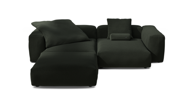 vetsak | Sofa Set 03 - Loop Loop - Mousse | Modular Sofa | 3.5 Seater | Big Sofa | Corner Sofa