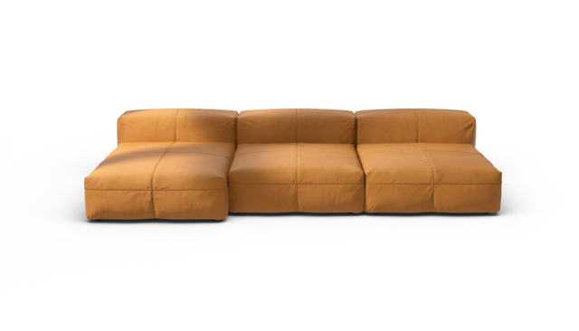 vetsak | Sofa Set 04 - Leather - Brown | Modular Sofa | 5 Seater | Big Sofa