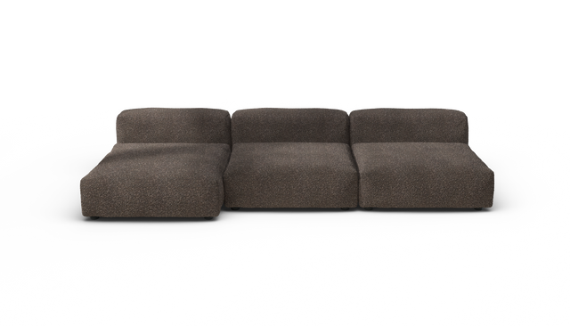 vetsak | Sofa Set 04 - Nub - Walnut | Modular Sofa | 5 Seater | Big Sofa