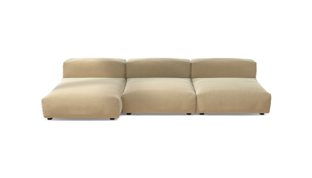 vetsak | Sofa Set 04 - Suave - Creme | Modular Sofa | 5 Seater | Big Sofa