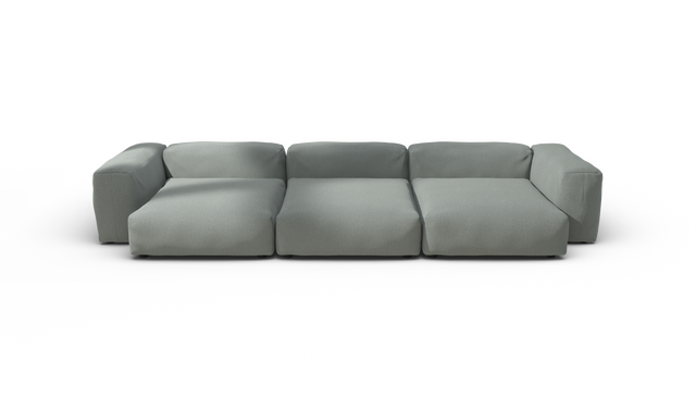 vetsak | Sofa Set 05 - Breeze - Sage | Modular Sofa | 5 Seater | Big Sofa | Corner Sofa