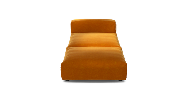 vetsak | Sofa Set 07 - Sun Lounger - Suave - Orange Blaze | Modular Sofa | 2 Seater | Daybed | Chaiselounge