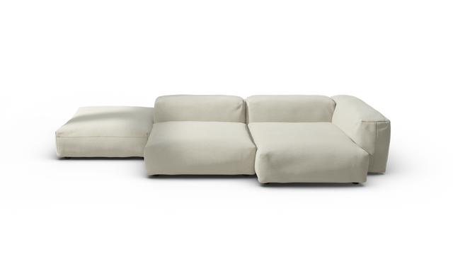 vetsak | Sofa Set 09 - The Island - Breeze - Ecru | Modular Sofa | 7 Seater | Sofa Island