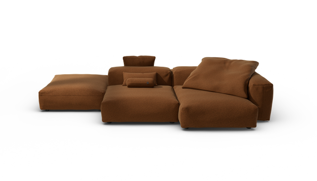 vetsak | Sofa Set 09 - The Island - Pebble - Sundried | Modular Sofa | 7 Seater | Sofa Island