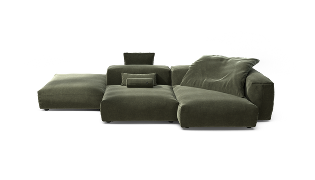 vetsak | Sofa Set 09 - The Island - Suave - Pine | Modular Sofa | 7 Seater | Sofa Island