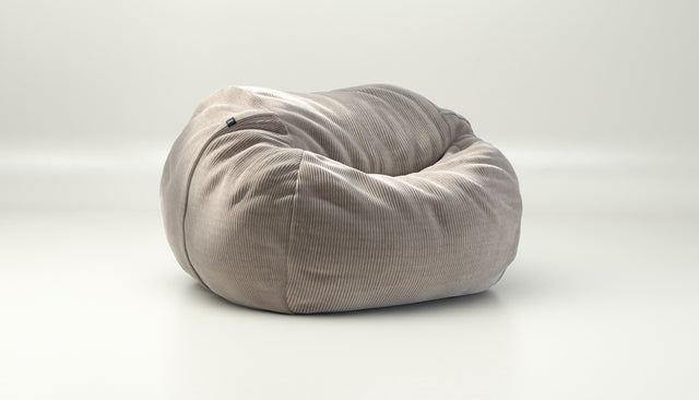 vetsak | Beanbag Large - Cord Velour - Platinum