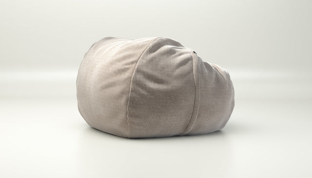 vetsak | Beanbag Large - Cord Velour - Platinum