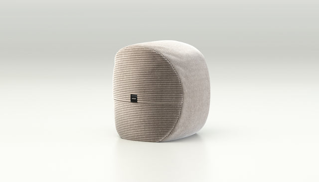 vetsak | Footsak - Cord Velour - Platinum