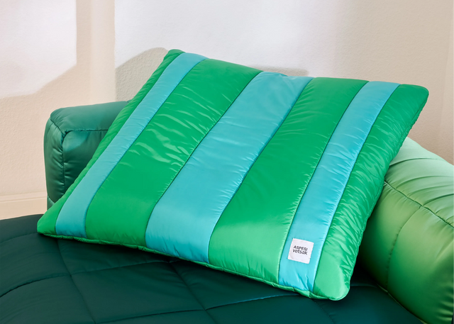 Jumbo Pillow - Block - Stripes Moss - 100cm x 100cm