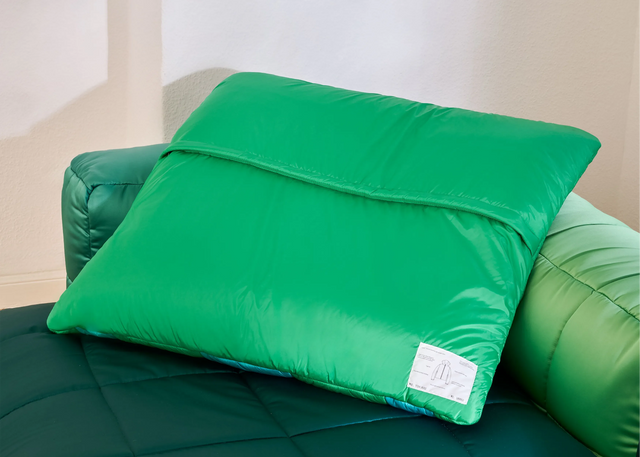 Jumbo Pillow - Block - Stripes Moss - 100cm x 100cm