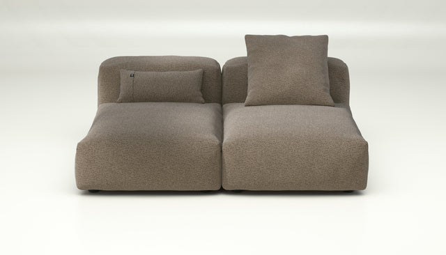 vetsak | Sofa Set 01 Medium - Loop Loop - Taupe | Modular Sofa | 2.5 Seater