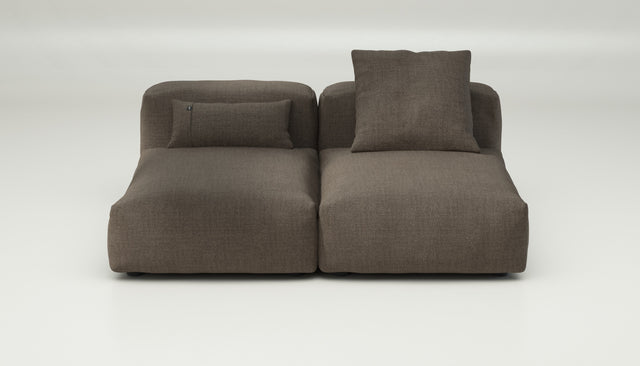 vetsak | Sofa Set 01 Medium - Pique - Taupe | Modular Sofa | 2.5 Seater