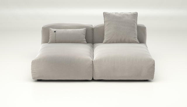 vetsak | Sofa Set 01 Medium - Suave - Clay | Modular Sofa | 2.5 Seater