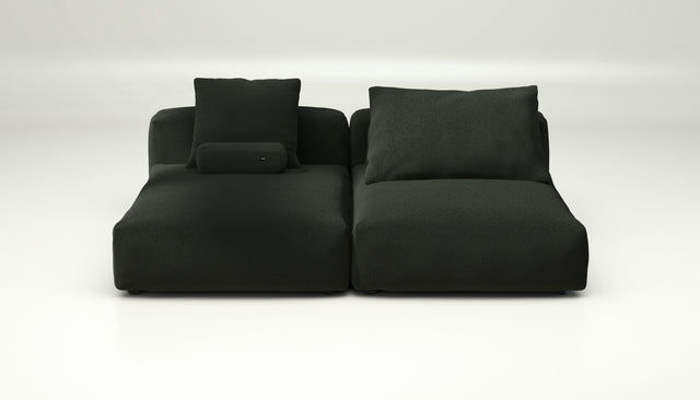 vetsak | Sofa Set 01 XLarge - Loop Loop - Mousse | Modular Sofa | 3.5 Seater