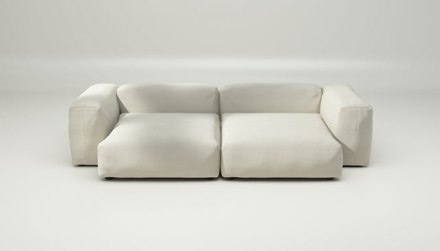 vetsak | Sofa Set 02 XLarge - Pique - Creme | Modular Sofa | 3.5 Seater | Big Sofa