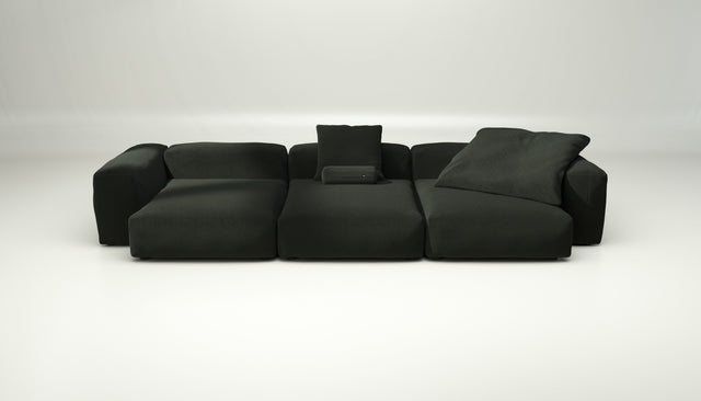 vetsak | Sofa Set 05 - Loop Loop - Mousse | Modular Sofa | 5 Seater | Big Sofa | Corner Sofa