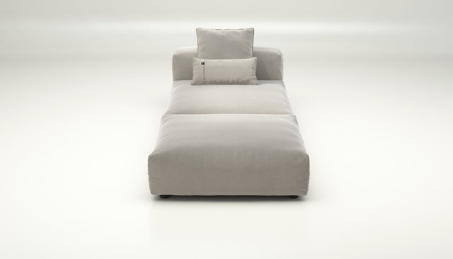 vetsak | Sofa Set 07 - Sun Lounger - Suave - Clay | Modular Sofa | 2 Seater | Daybed | Chaiselounge