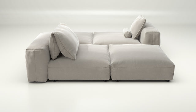 vetsak | Sofa Set 08 - Daybed - Suave - Clay | Modular Sofa | 6 Seater | Outdoor Island | Double lounger