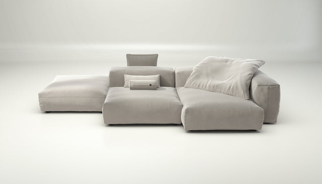 vetsak | Sofa Set 09 - The Island - Suave - Clay | Modular Sofa | 7 Seater | Sofa Island